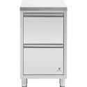 Szafka gastronomiczna wolnostojąca 2 szuflady STAL 50 x 60 x 87 cm Royal Catering