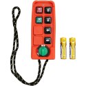 Wciągarka elektryczna z suwnicą linowa 1600 W 12 m 500 kg MSW