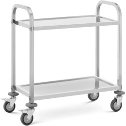 Wózek kelnerski cateringowy do serwowania 2 półki 70 x 40 cm do 64 kg Royal Catering