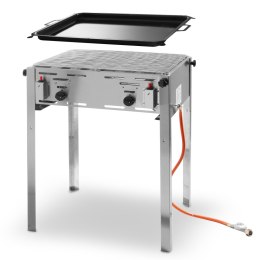 Grill gazowy z patelnią Grill Master Maxi 590x480mm 11.6kW - Hendi 154717 Hendi