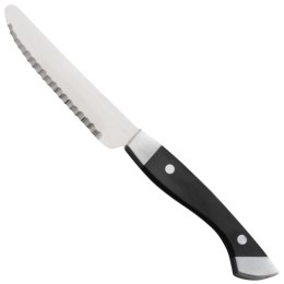 Nóż do steków z ząbkami nierdzewny uchwyt z tworzywa POM dł. 130 mm - Hendi 841082 Hendi
