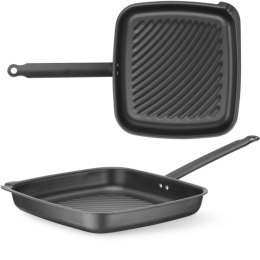 Patelnia do grillowania kwadratowa 480 x 282 x 80 mm Hendi