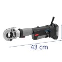 Zaciskarka prasa do kabli akumulatorowa 16-300 mm2 60 kN MSW