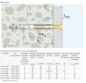DYBEL UNIWERSALNY ŁEB Z NACIĘCIEM KRZYŻOWYM GXK 6/40MM ARVEX