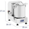 Kuter gastronomiczny do siekania mieszania 3200 obr./min 6 l 1200 W Royal Catering