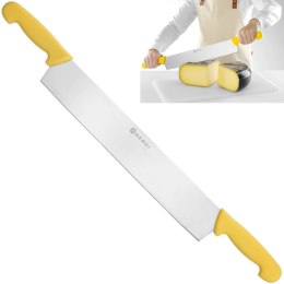 Nóż do sera z dwoma uchwytami 655 mm - żółty Hendi