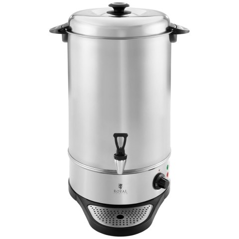 Warnik podgrzewacz z kratką ociekową do wody grzańca stal nierdzewna 230V 20L Royal Catering
