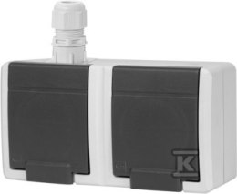 GN.2X2P+Z IP65 SZARY AQUANT2K ELEKTRO-PLAST NASIELSK