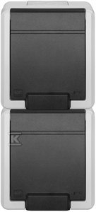 GN.2X2P+Z PIONOWE IP55 SZARY AQUANT2K ELEKTRO-PLAST NASIELSK