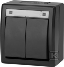 ŁĄCZ.ŚWIECZNIK.N/T IP55 ANTRA.AQUANT2 ELEKTRO-PLAST NASIELSK