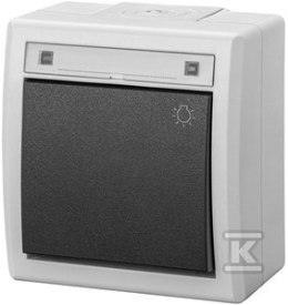 ŁĄCZ.ZW.ŚWIATŁO N/T IP55 SZARY AQUAN ELEKTRO-PLAST NASIELSK