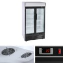 Lodówka chłodziarka szafa chłodnicza na napoje podwójna przeszklona 2-8deg;C 630L Royal Catering