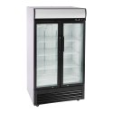 Lodówka chłodziarka szafa chłodnicza na napoje podwójna przeszklona 2-8deg;C 630L Royal Catering