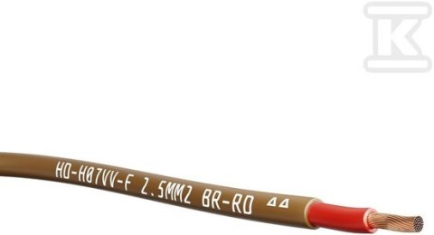 P.INST.PODW.IZO.BRĄ.LGY 2,5MM2 ROL=15M HEAT DECOR