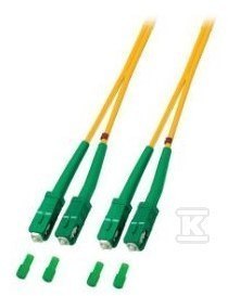 PC SM, 9/125, SC/APC-SC/APC ISP DX 1M SECURITYNET