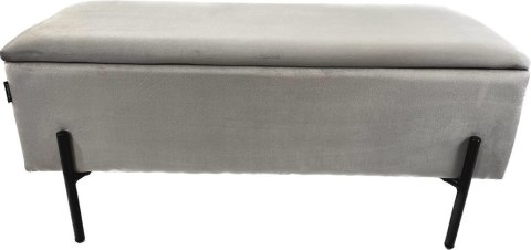 PUFA kufer Lugano LUZZI GREY VELVET 95 Lugano PUFA kufer Lugano LUZZI GREY VELVET 95 Lugano