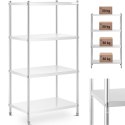 Regał stalowy nierdzewny 4 półki 90x60cm wys. 180cm Royal Catering