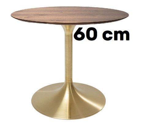 Stół okrągły VICTORY OAK WOOD 60 cm GOLD Lugano Stół okrągły VICTORY OAK WOOD 60 cm GOLD Lugano