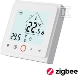 TERMO.PROGR.HD-T500.W Z/ZIGBEE 3.0-BIAŁ HEAT DECOR