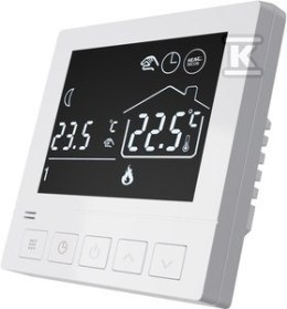 TERMOSTAT PROGRAMOW.HD-T02-BIAŁY HEAT DECOR