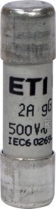 WKŁADKA CH10X38 GG 0,5A/500V ETI
