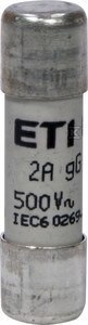 WKŁADKA CH10X38 GG 1A/500V ETI