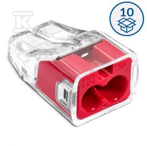ZŁ.WTY.0,75-4MM2 2 TO.PRZ.CZER.(10 SZT) SIMET