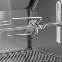 Grill węglowy z rożnem obrotowym elektrycznym do pieczenia prosiaka 18 W 40 kg 138 cm Royal Catering