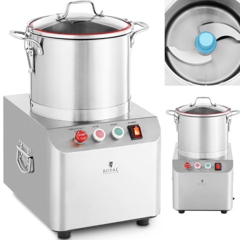 Kuter wilk gastronomiczny do siekania mielenia krojenia mięsa warzyw 1400 obr./min 10 l 750 W Royal Catering