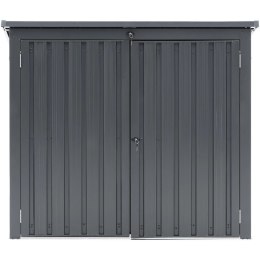 Osłona obudowa na 2 kosze kubły na śmieci 240 l metalowa UNIPRODO