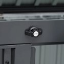 Osłona obudowa na 2 kosze kubły na śmieci 240 l metalowa UNIPRODO