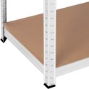 Regał magazynowy metalowy 5 półek 750 kg 100 x 50 x 197 cm szary MSW