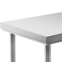 Stół blat roboczy centralny stalowy z półką 120 x 60 cm Royal Catering