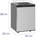 Chłodziarka do piwa beczkowego na beczki kegi -5-10 C 163 l 85 W Royal Catering
