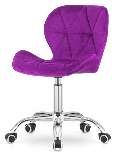 Krzesło obrotowe VASTO OFFICE VELVET PURPLE Lugano Krzesło obrotowe VASTO OFFICE VELVET PURPLE Lugano