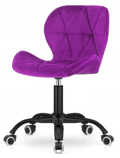 Krzesło obrotowe VASTO OFFICE VELVET PURPLE SMOKE Lugano Krzesło obrotowe VASTO OFFICE VELVET PURPLE SMOKE Lugano