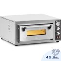 Piec do pizzy elektryczny z kamieniem szamotowym na 4 pizze śr. 25 cm 4200 W Royal Catering