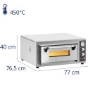 Piec do pizzy elektryczny z kamieniem szamotowym na 4 pizze śr. 25 cm 4200 W Royal Catering