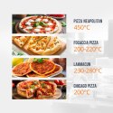 Piec do pizzy elektryczny z kamieniem szamotowym na 4 pizze śr. 25 cm 4200 W Royal Catering