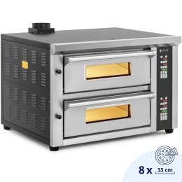Piec do pizzy elektryczny z szamotem na 8 pizz śr. 33 cm 400 V 8400 W Royal Catering