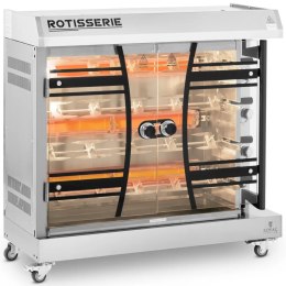 Rożen gazowy opiekacz do kurczaków na propan-butan 4 szpikulce 16.5 kW Royal Catering