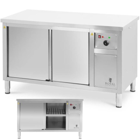 Szafa grzewcza podgrzewacz do talerzy 30-80 C 140 x 70 x 85 cm 2.4kW Royal Catering