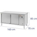 Szafa grzewcza podgrzewacz do talerzy 30-80 C 160 x 70 x 85 cm 2.4kW Royal Catering
