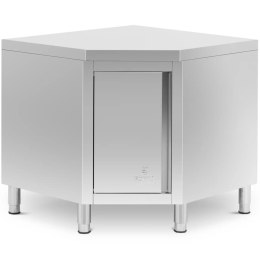 Szafa narożna gastronomiczna STAL 90 x 90 cm Royal Catering