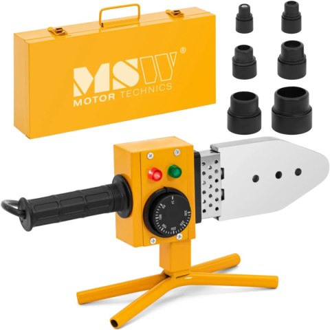 Zgrzewarka do rur PP PB PE PV o ś. 20-63 mm 300C 1000 W - zestaw MSW