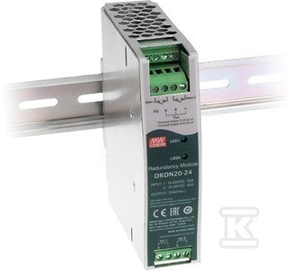 DRDN20-24 MODUŁ REDUNDANTNEGO ZASILANIA MEAN WELL