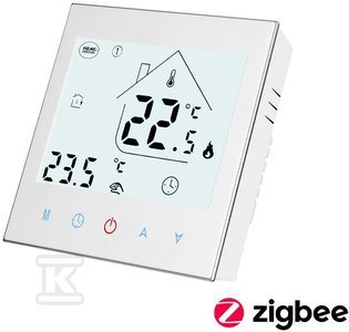 TERMO.PROG.HD-T1000.W Z/ZIGBEE 3.0-BIAŁ HEAT DECOR