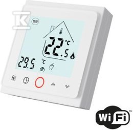 TERMOSTAT PROG.HD-T500.W Z/WI-FI-BIAŁY HEAT DECOR