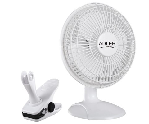 WENTYLATOR 15CM Z KLIPSEM+PODSTAWA AD 7317 ADLER