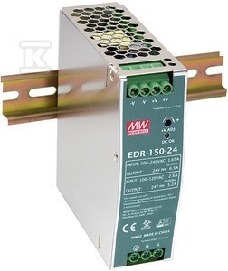 ZASIL.NA SZYNĘ DIN 150W 24V 6.5A MEAN WELL